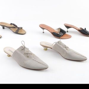 💯 Authentic Philippe Model grey mules